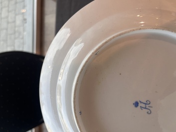 Assiette en porcelaine du service du sultan de Turquie, manufacture imp&eacute;riale de Saint-P&eacute;tersbourg, Russie, p&eacute;riode de Nicolas Ier, 1825-1855