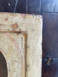 Ic&ocirc;ne orthodoxe, 'Christ &agrave; l'&oelig;il s&eacute;v&egrave;re', Russie, premier quart du 18&egrave;me si&egrave;cle