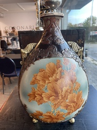 Vase tripode en porcelaine Satsuma de Japon, Meiji, 19&egrave;me si&egrave;cle