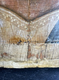 Ic&ocirc;ne orthodoxe, 'Christ &agrave; l'&oelig;il s&eacute;v&egrave;re', Russie, premier quart du 18&egrave;me si&egrave;cle