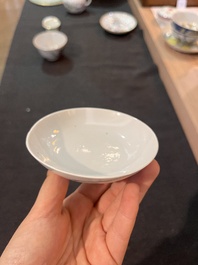 Collection vari&eacute;e en porcelaine de Chine famille rose et qianjiang cai, 19&egrave;me/20&egrave;me si&egrave;cle