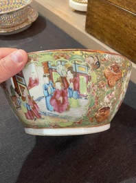 Collection vari&eacute;e en porcelaine de Chine famille rose de Canton, 19&egrave;me si&egrave;cle