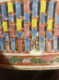 Collection vari&eacute;e en porcelaine de Chine famille rose de Canton, 19&egrave;me si&egrave;cle