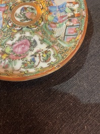 Collection vari&eacute;e en porcelaine de Chine famille rose de Canton, 19&egrave;me si&egrave;cle