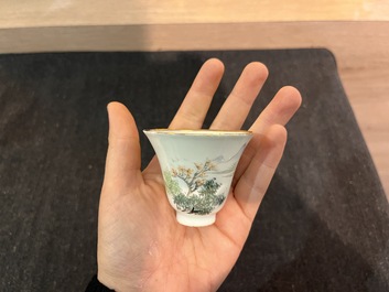 Collection vari&eacute;e en porcelaine de Chine famille rose et qianjiang cai, 19&egrave;me/20&egrave;me si&egrave;cle