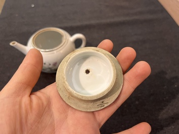 Collection vari&eacute;e en porcelaine de Chine famille rose et qianjiang cai, 19&egrave;me/20&egrave;me si&egrave;cle