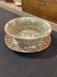 Collection vari&eacute;e en porcelaine de Chine famille rose de Canton, 19&egrave;me si&egrave;cle