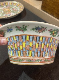 Collection vari&eacute;e en porcelaine de Chine famille rose de Canton, 19&egrave;me si&egrave;cle