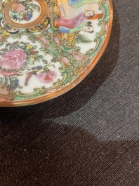 Collection vari&eacute;e en porcelaine de Chine famille rose de Canton, 19&egrave;me si&egrave;cle