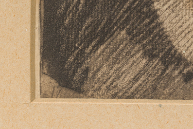 K&auml;the Kollwitz (1867-1945): 'Frauenkopf', multiple, [1905]