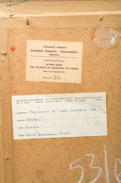 Hubert Malfait (1898-1971): 'Boerin', olie op board