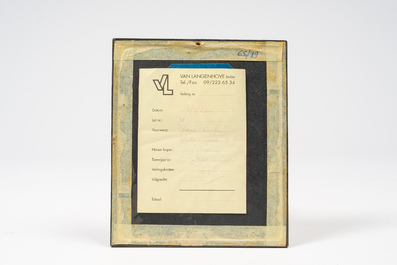 Emile Claus (1849-1924): Agent in Paris, pencil on paper