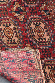 Three various Caucasian carpets, a.o. Shirvan, wool and cotton, Turkmenistan and Azerbaijan, 19th/20th C.