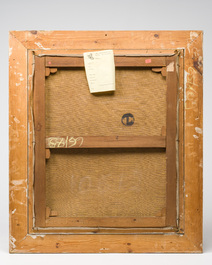 Louis Thevenet (1874-1930): Quiet interior, oil on canvas, dated 1921