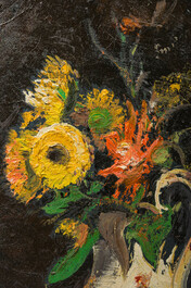 Floris Jespers (1889-1965): Stilleven met bloemen, olie op doek