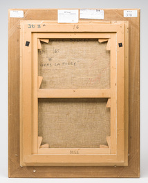 Jacques Doucet (1924-1994): 'Vers la foule', oil on canvas, (1969)