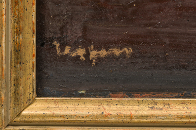 Floris Jespers (1889-1965): Stilleven met bloemen, olie op doek