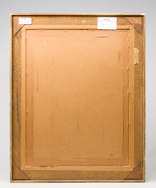 Jan Burssens (1925-2002): Compositie, olie op board, ca. 1960