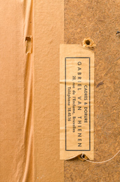 Jan Burssens (1925-2002): Compositie, olie op board, ca. 1960