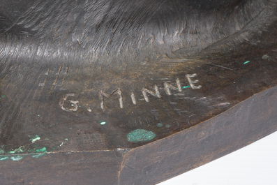George Minne (1866-1941): Moeder en kind, bruingepatineerd brons