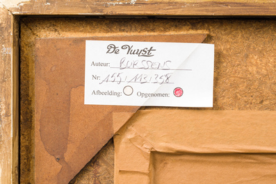 Jan Burssens (1925-2002): Compositie, olie op board, ca. 1960