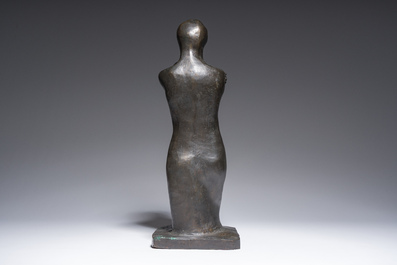 George Minne (1866-1941): Moeder en kind, bruingepatineerd brons