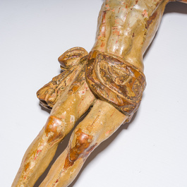 Een Vlaamse gepolychromeerde houten corpus, 16de eeuw