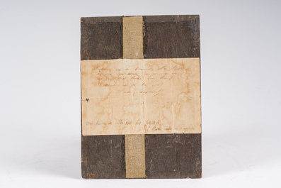 Ecole flamande, suiveur d'Aelbrecht Bouts: Christ couronn&eacute; d'&eacute;pines, huile sur panneau, vers 1600