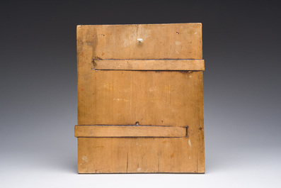 A Russian orthodox 'Presentation of Mary in the temple' icon, 19th C.