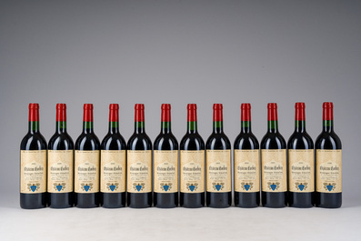 2000 Ch&acirc;teau Rocher Corbin, Montagne Saint-&Eacute;milion Ch&acirc;teau Corbin, 57 flessen