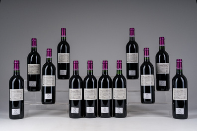 1998-2000 Ch&acirc;teau Cantelaudette Rouge, Ch&acirc;teau Haut-Saint-Clair, Ch&acirc;teau Villars Fronsac, 26 flessen