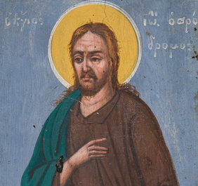 Three various Russian and Greek orthodox icons, 19th/20th C.