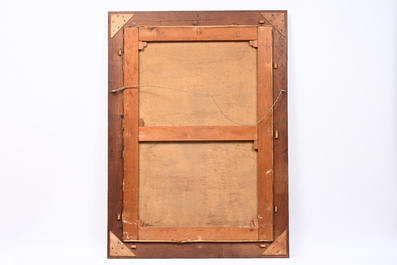 European school, follower of Bartolom&eacute; Esteban Murillo (1618-1682): The descent of Christ from the cross by Saint Francis, oil on canvas, 19th/20th C.