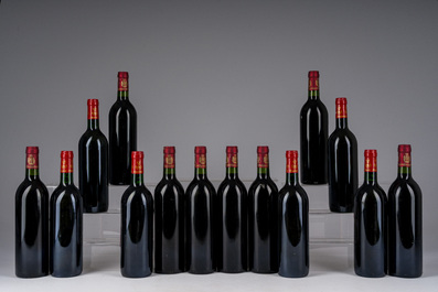 1998-2000 Ch&acirc;teau Cantelaudette Rouge, Ch&acirc;teau Haut-Saint-Clair, Ch&acirc;teau Villars Fronsac, 26 flessen