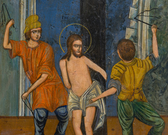 Four various Russian orthodox icons, 18th/19th C.