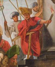 Flemish school, follower of Peter Paul Rubens (1577-1640): The adoration of the kings, oil on panel, 17th C.