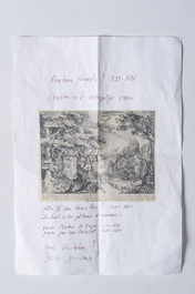 Prague School: Christ and the woman taken in adultery, oil on canvas, 17th C.