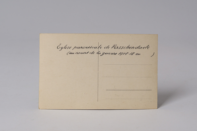 Three Gothic Revival painted and stained glass fragments, 19th C.