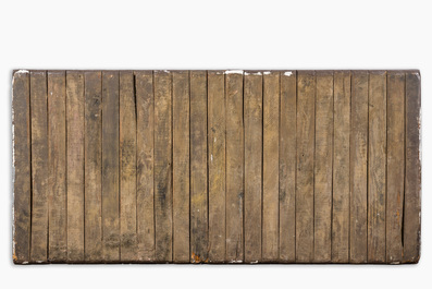 A museal and impressive carved ivory relief depicting a battle from the Hundred Years' War, probably Dieppe, 19th C.