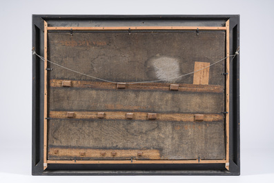 Flemish school, circle of Paul de Vos (1595-1678): Dog and cats fighting for the prey, oil on panel, 17th C.