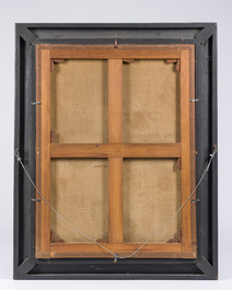 European school: The adoration of the shepherds, oil on canvas, ca. 1700