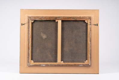 Flemish school, in the manner of Gerard Thomas (1663-1720): The studio of the astronomer-geographer, oil on canvas, first half 18th C.