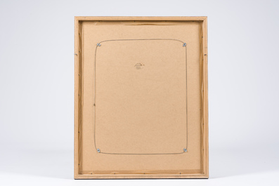 A sales poster for a sale of furniture, household goods and livestock at the boarding school Ledeberg-Pamel nearby Roosdaal, 1869