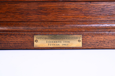 Italian school, follower of Desiderio da Settignano (1428-1464): Bust of a youth, green patinated bronze, 19th/20th C.