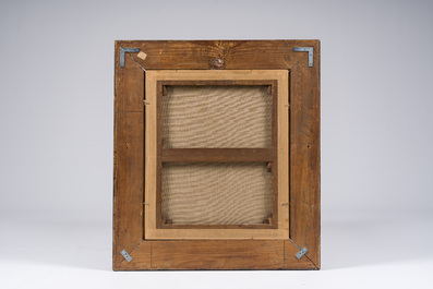 European school: The cozy get-together, oil on canvas, 19th C.