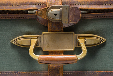 Two vintage Airess Avia travel cases, Delvaux, 3rd quarter 20th C.