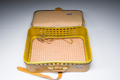 Two vintage Airess Avia travel cases, Delvaux, 3rd quarter 20th C.