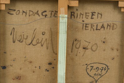 Belgian school, in the manner of Pierre Jean Hellemans (1787-1845): Animated landscape, oil on panel, 19th C.