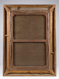 Gaston Van Haeys (19&egrave;me/20&egrave;me si&egrave;cle): Portrait de gentilhomme, huile sur toile, dat&eacute; de 1904