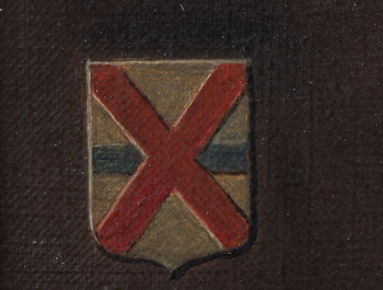 &Eacute;cole belge: Portrait de Louis Joseph Antoine Van Woumen, huile sur toile, 19&egrave;me si&egrave;cle